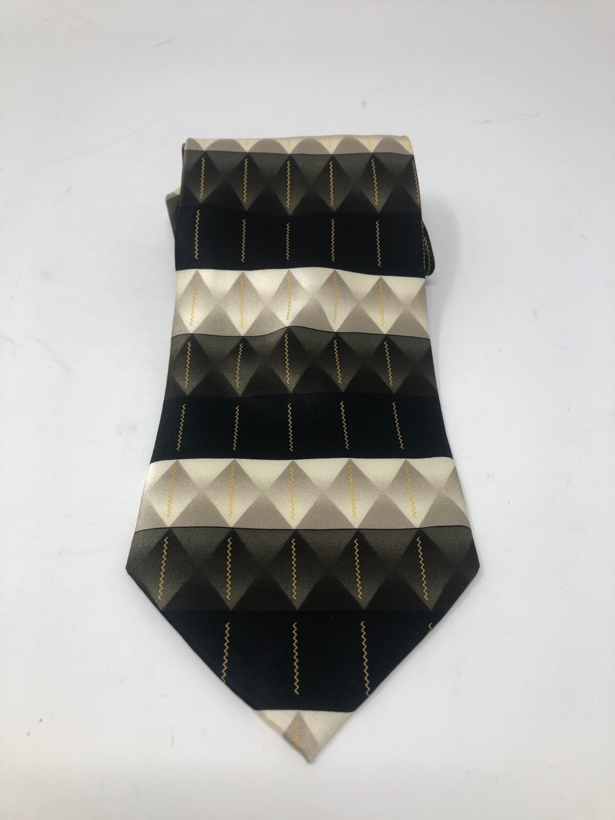 Valerio Garati Multicolor  Geometric Tie 100% Silk