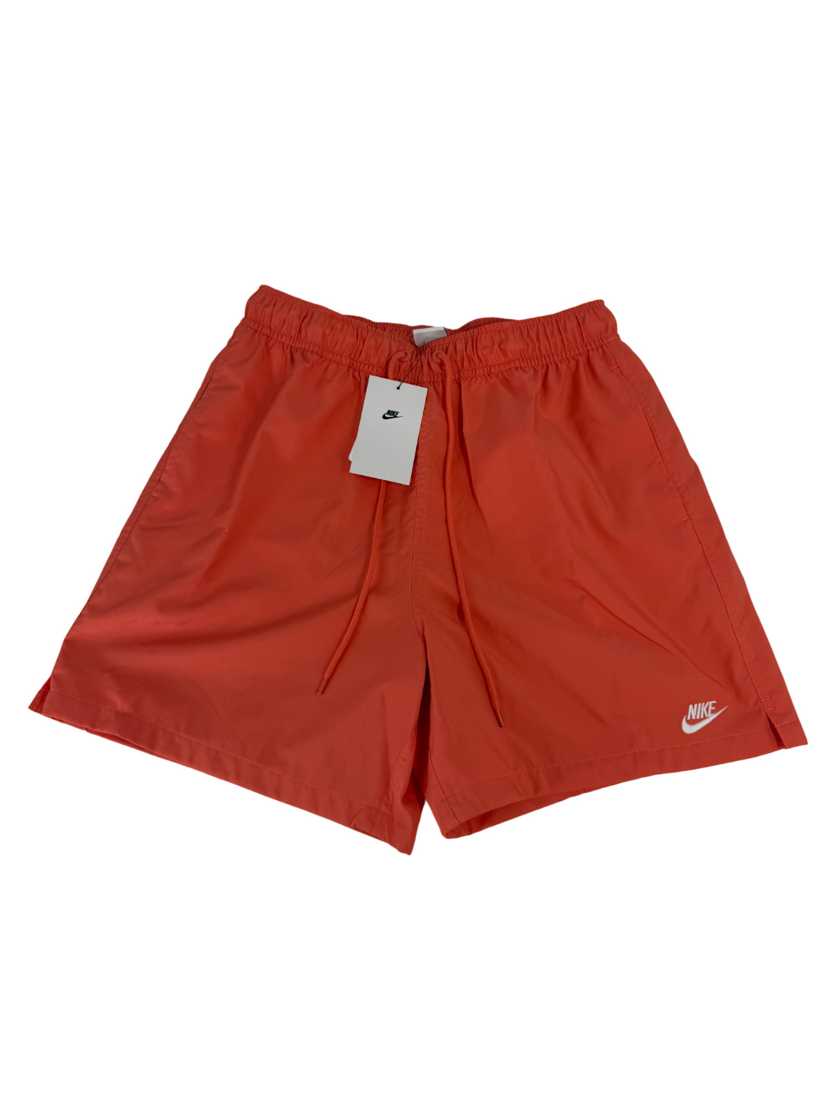 Nike Swim Shorts Mens 2XL Small Orange Standard Fit Above Knee Lined FN3307-814