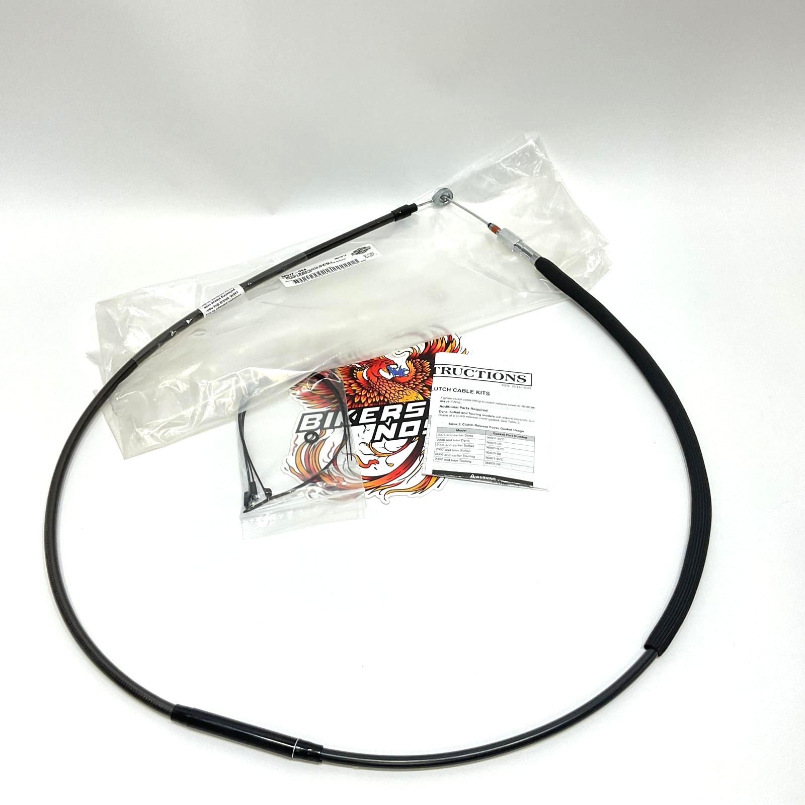 NOS Genuine Harley Diamond-Black Clutch Cable 62.69" Long 38877-09A