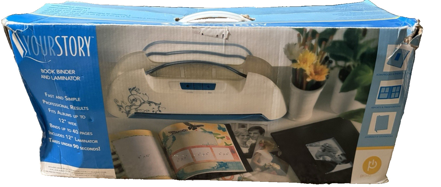 Provocraft Your Story Album Book Binder and Laminator