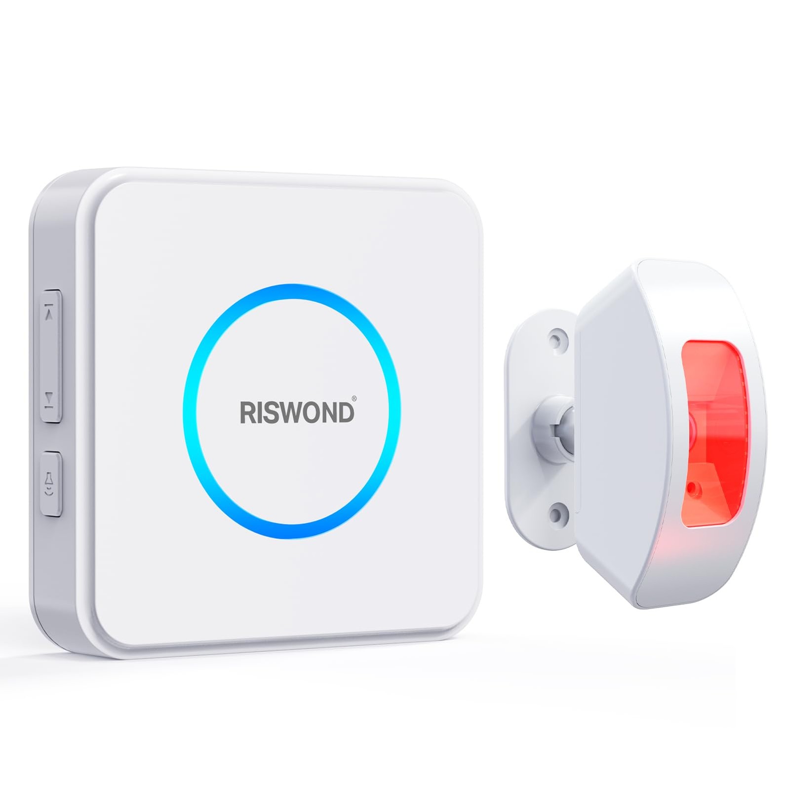 Wireless Motion Sensor Alarm Indoor: Detector for Business White