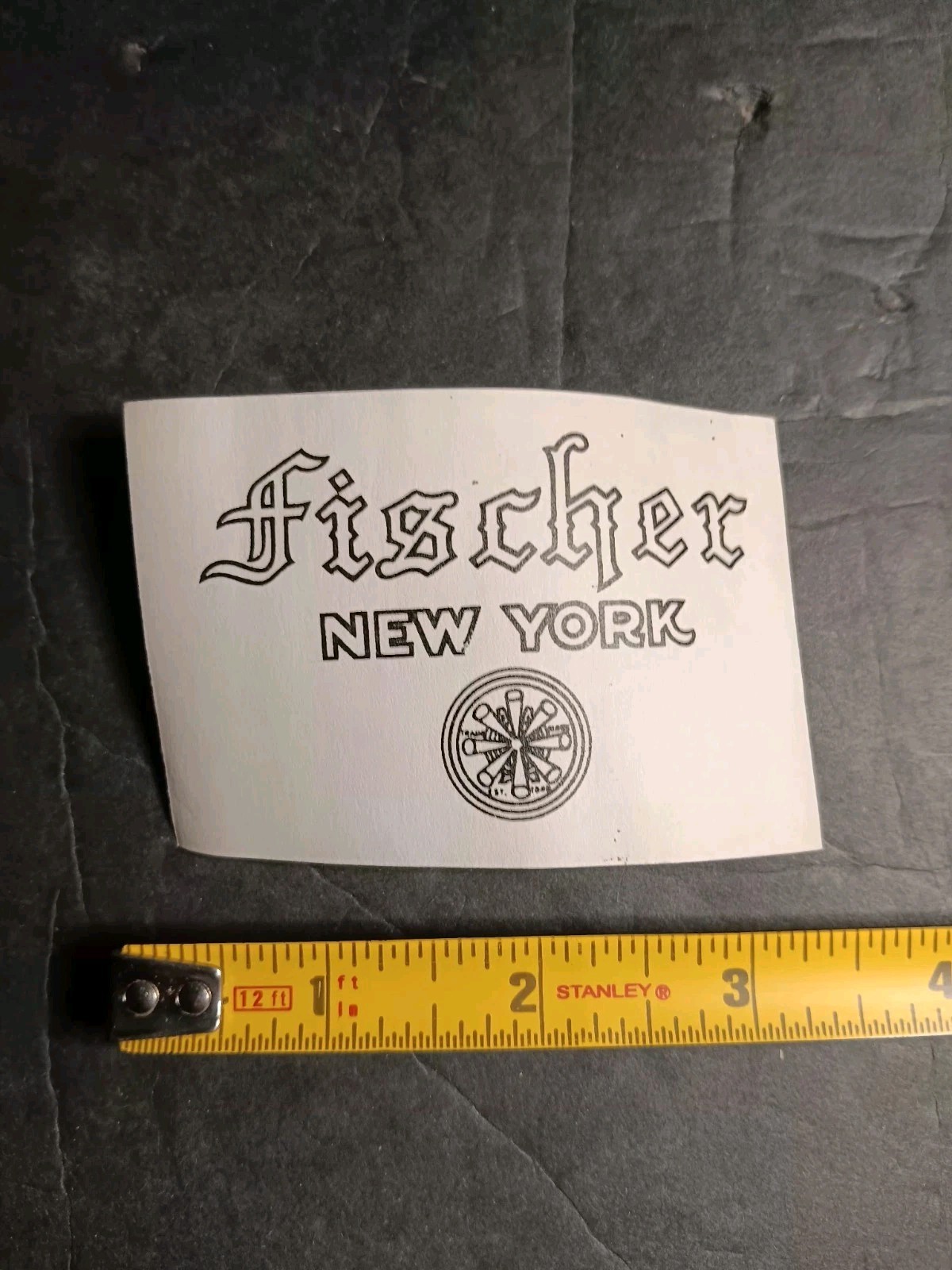 Fischer Piano Fallboard Decal