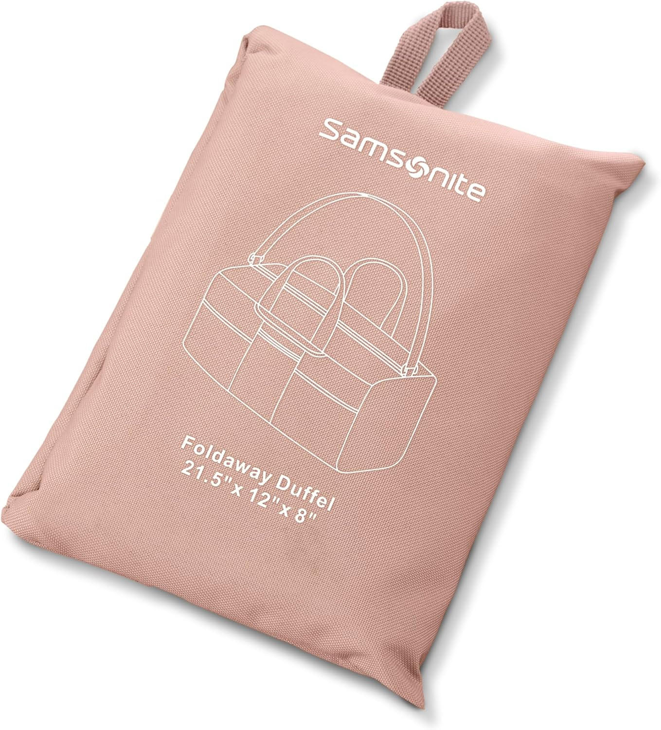 Foldaway Duffle Bag, Dusty Rose