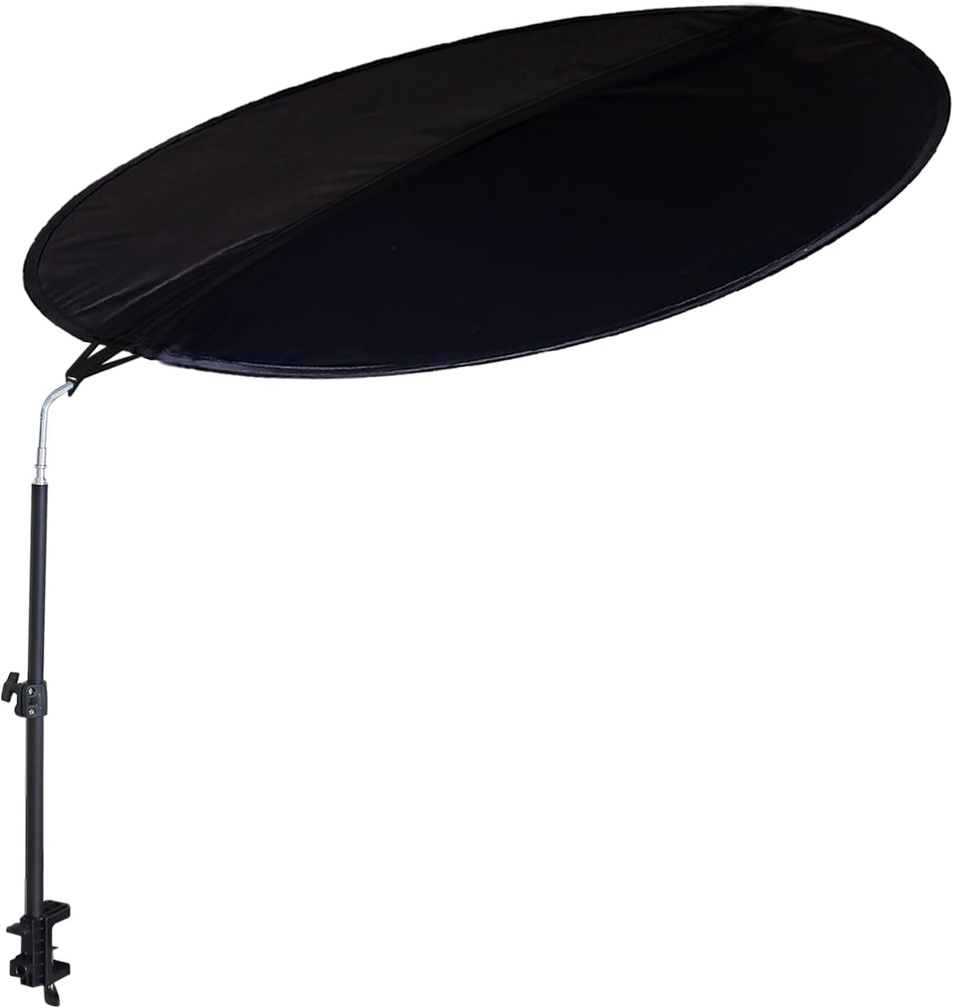Office Cubicle and Desk Shade - Foldable 48" Circular Shading, Light-Proof Desk