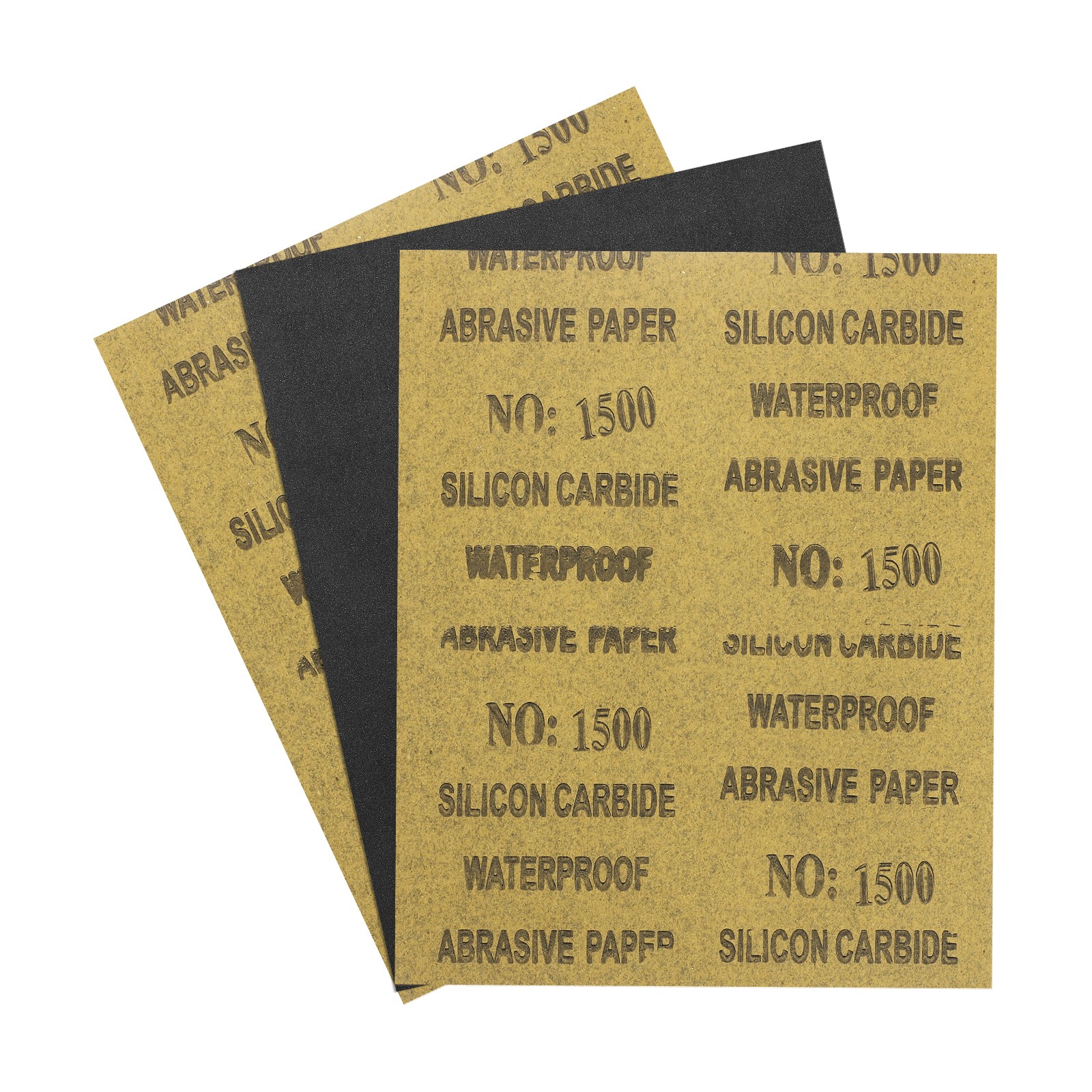 3pcs Sand Papers - [9 x 11 Inch x 1500 Grits] Sandpaper Sheets