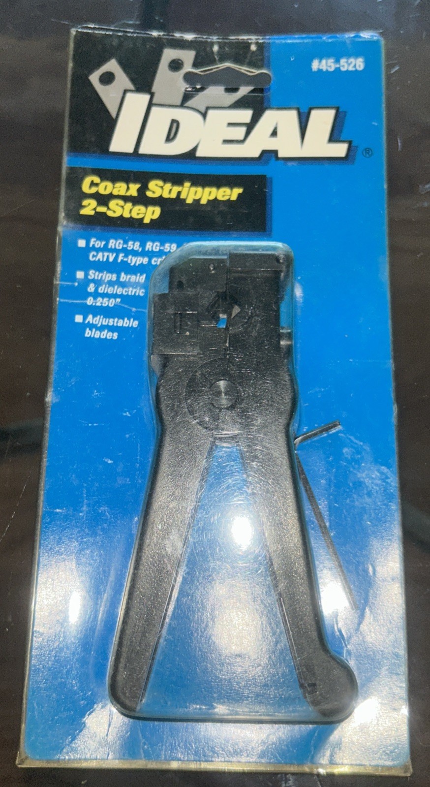 Ideal Coax Stripper 2-Step #45-526 New in Package