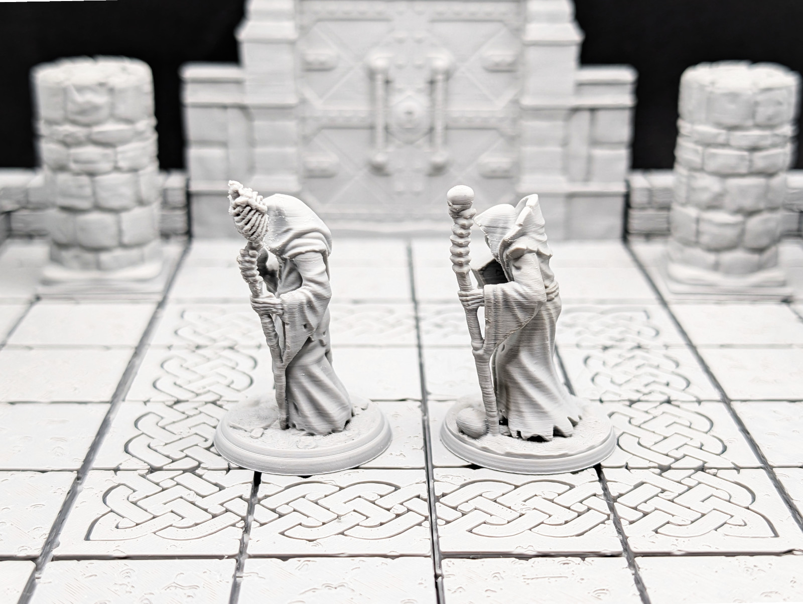 Necromancers and Constructs Miniature Set for Painting DnD Tabletop RPG