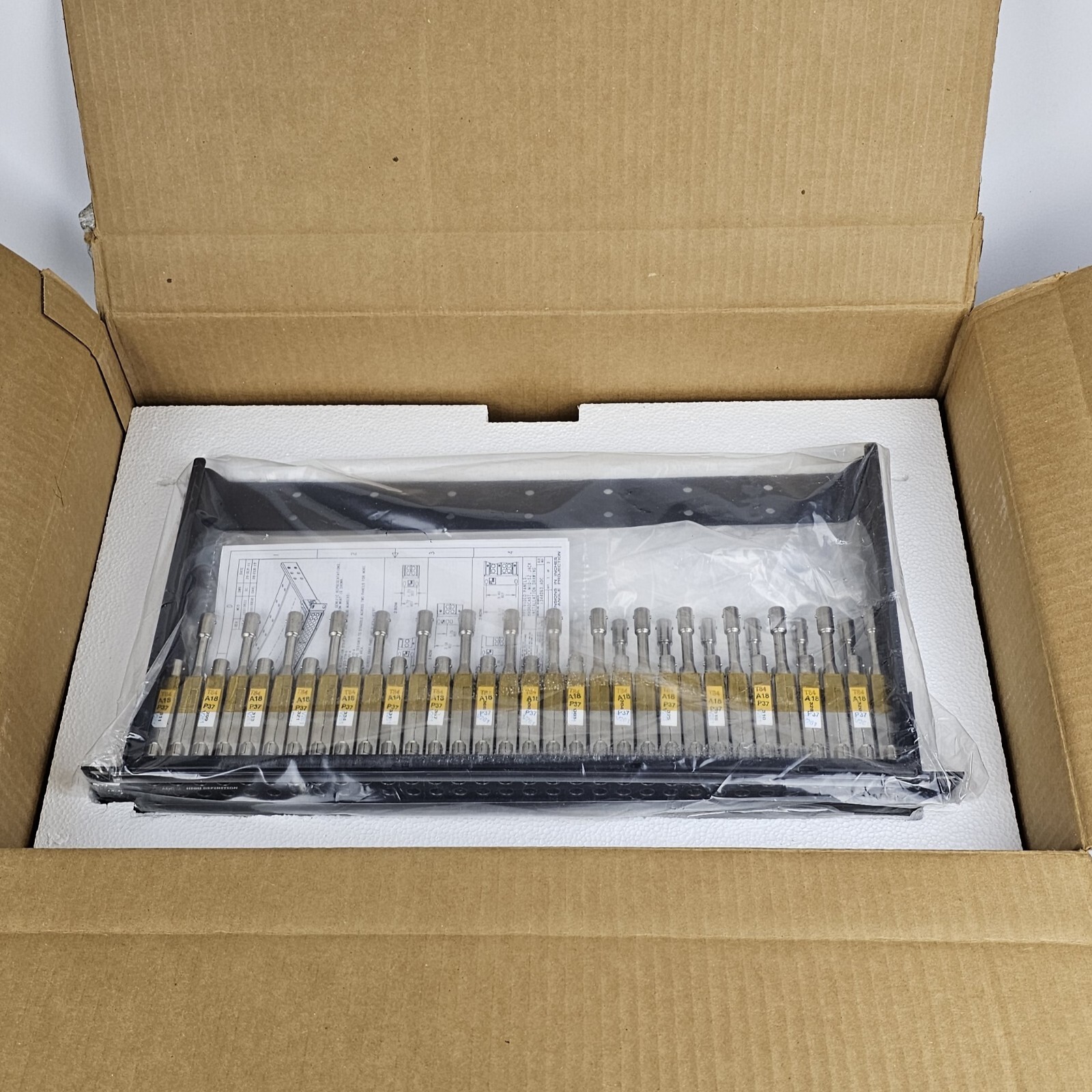 NEW ADC/Commscope 1RU 2x32 Midsize Video Normalled Patch Bay, PP11232-MVJT-BK