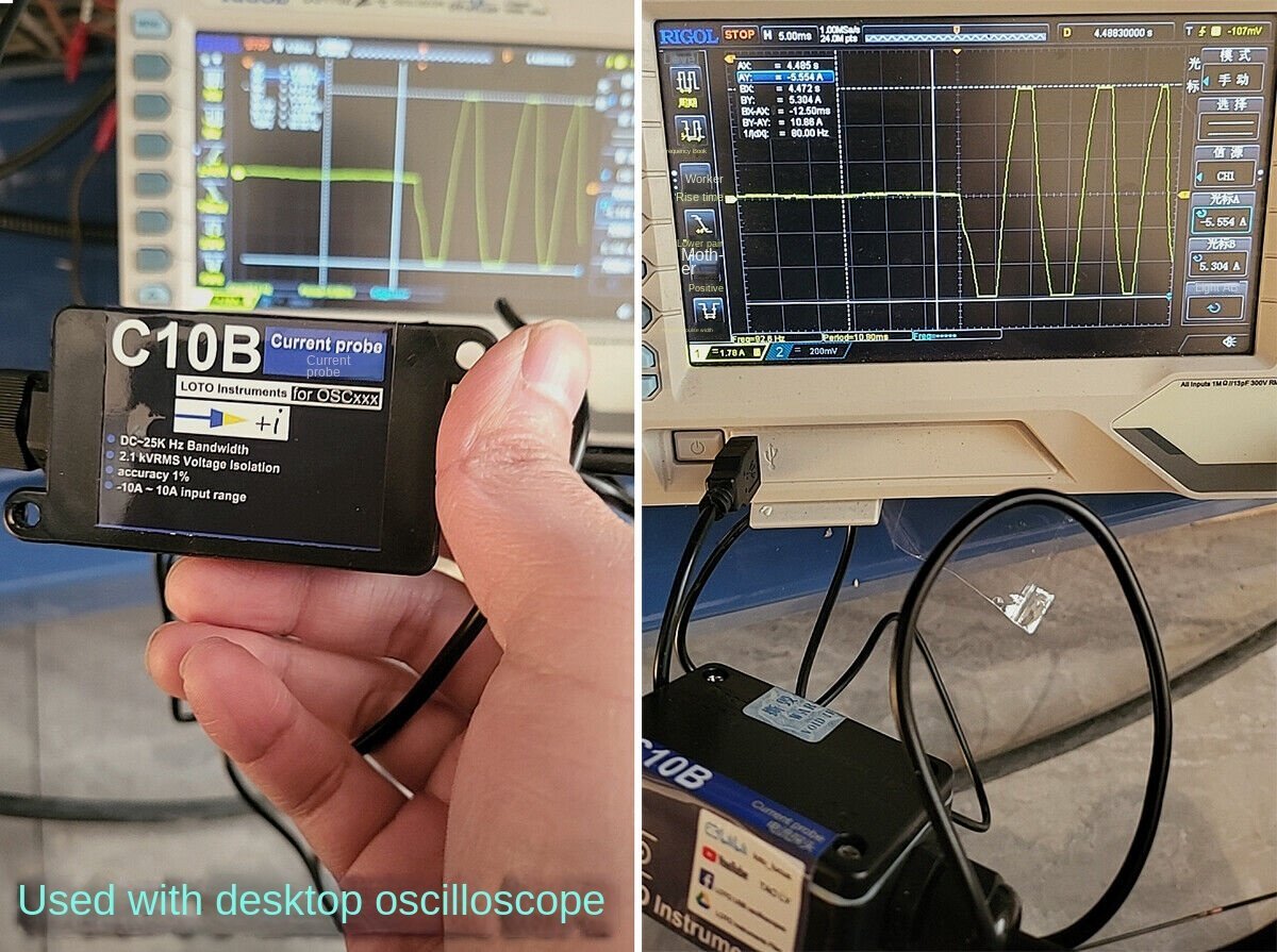 Clamp-on Current Probe Open-close Transformer 10A~200A Current Detection