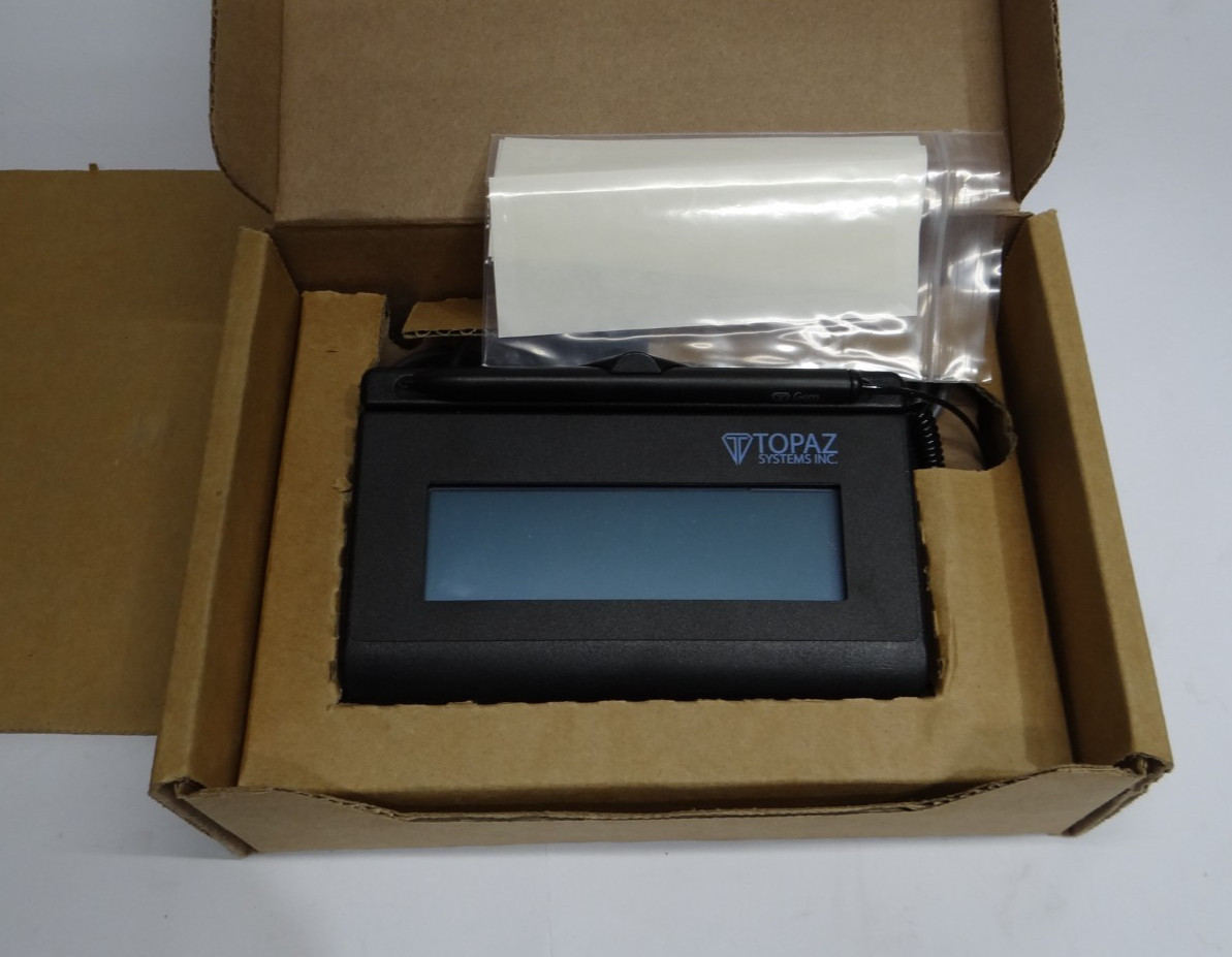 Topaz Systems LBK460-B-R Signature Capture Pad SigLite 1x5 Serial Backlit