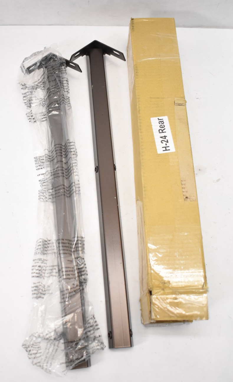 Lot of 2 H-24 Rear Table/Furniture Legs Replacements Brown Finish 24" L