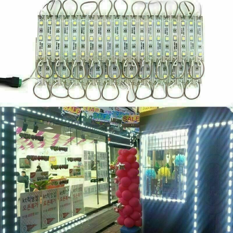 Brightest Store Front LED SMD Window Light Module with 12V power supply + Remote