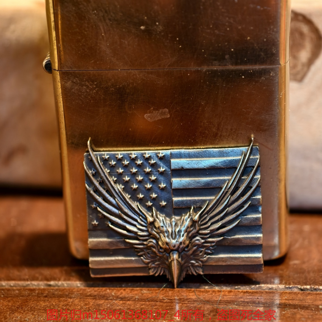 Brass Eagle Decal Kerosene Lighter Decal Lighter not included
