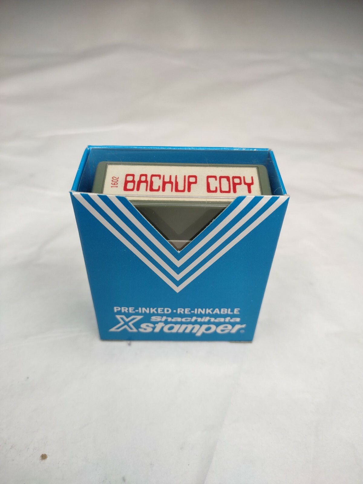Vintage Xstamper "BACKUP COPY" Red Ink Stock No. 1602