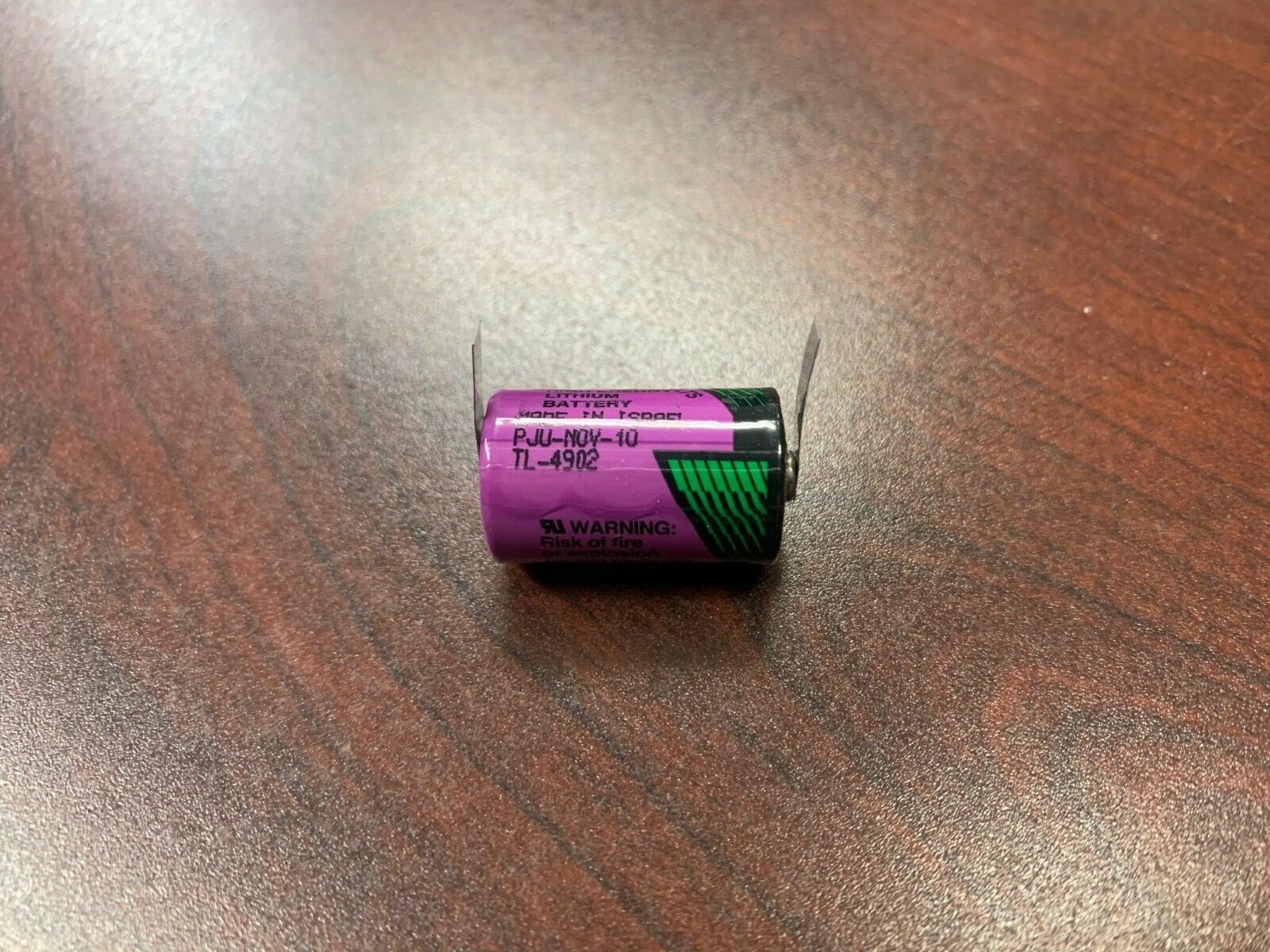 QTY-1 Tadiran TL-4902/T 3.6V 1/2 AA 1.2 Ah Lithium Battery w/ Tabs