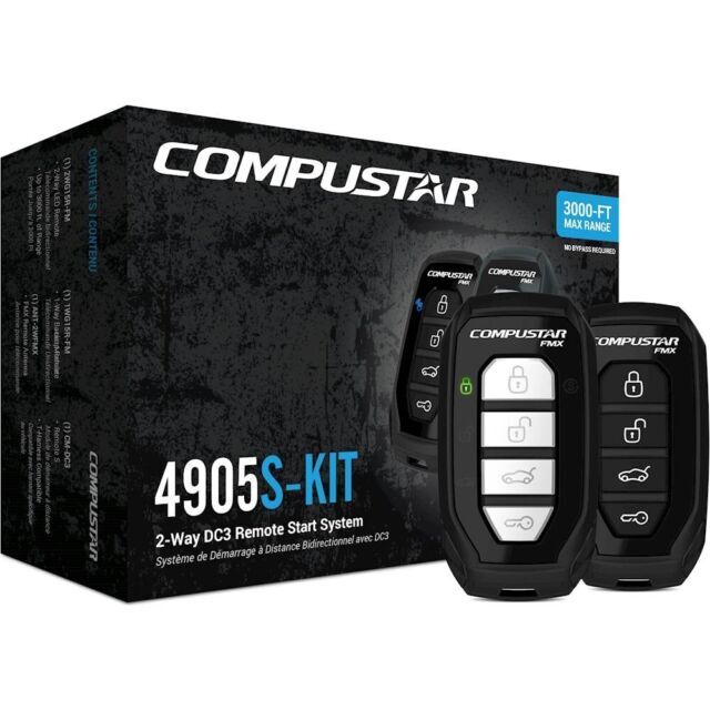 Compustar 4905S-KIT Remote Start System | Brand New Sealed | 2-Way DC3 | 3000ft
