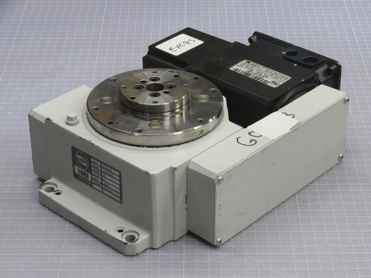 WEISS TC0150T AZKA 56L-8T INDEXER MOTOR ROTARY TABLE 2 STATION BH0064