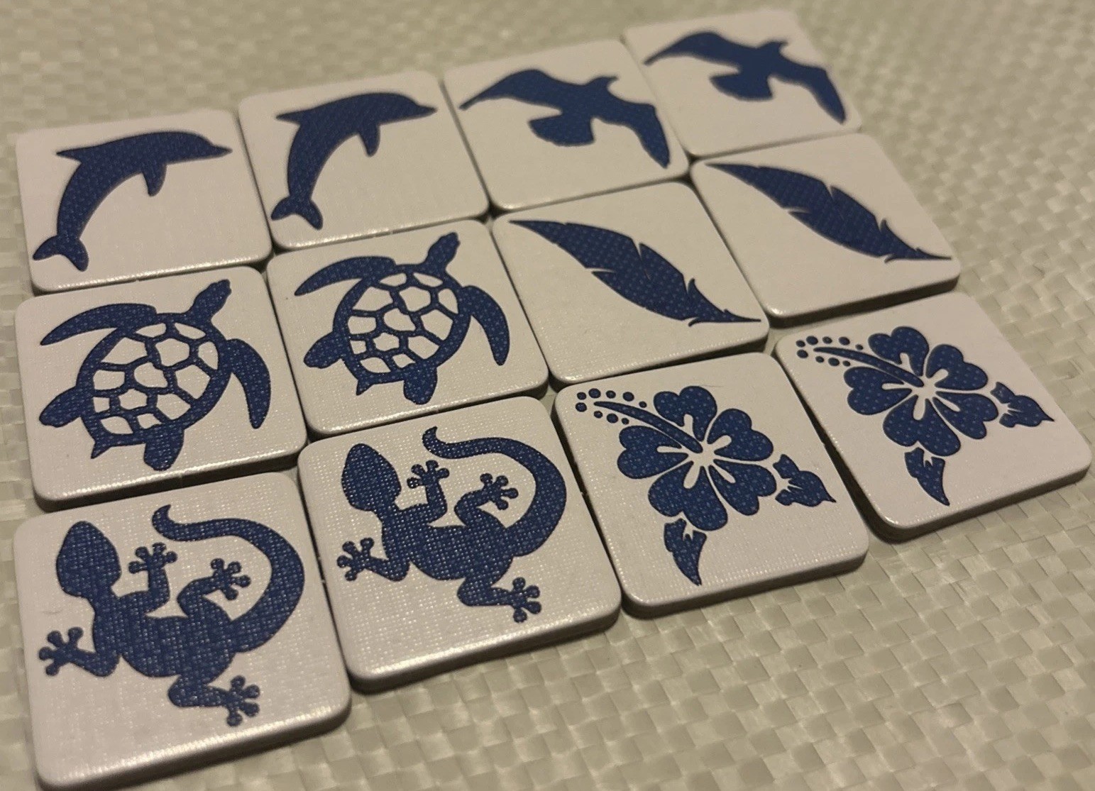 Latice 2015 Replacement Parts – 12 Dark Blue Tiles (Complete Color Set)