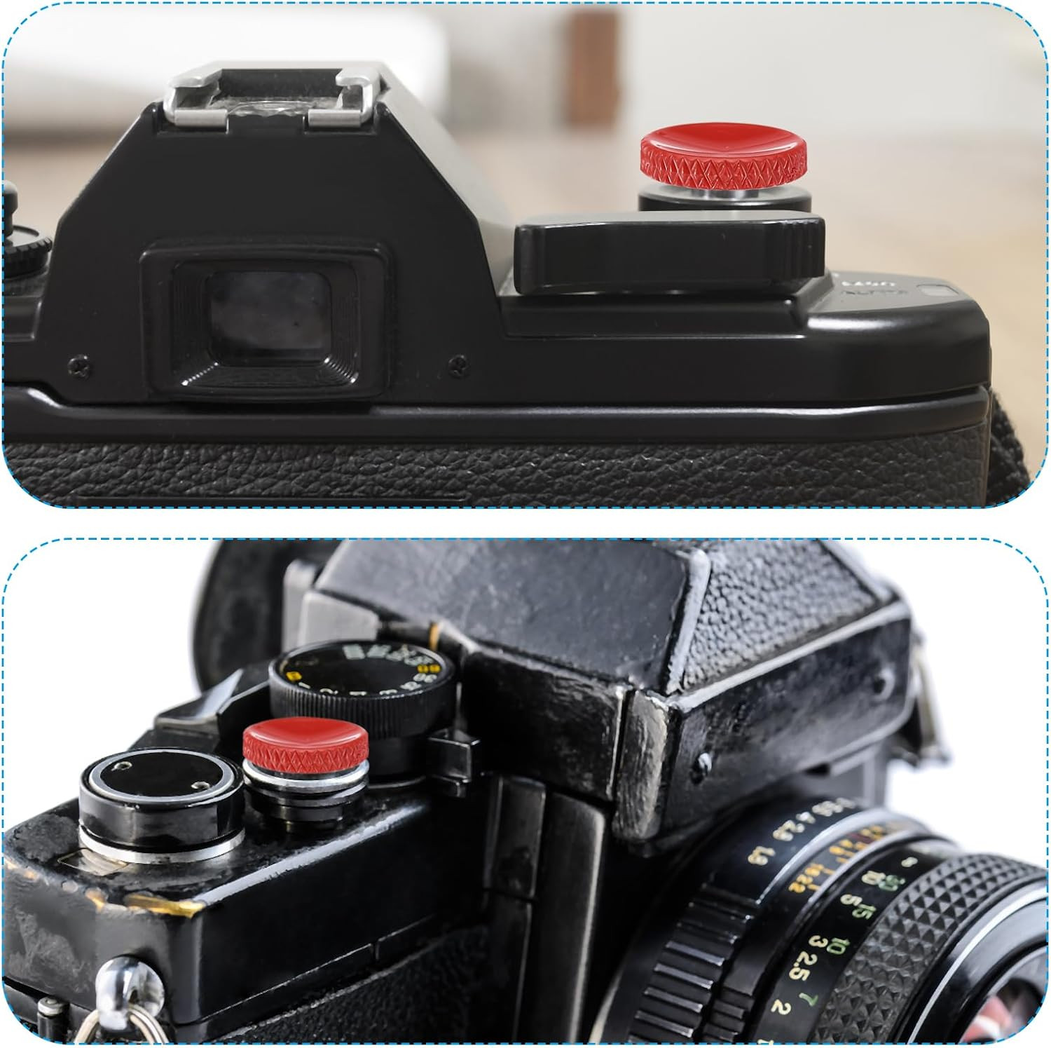 Camera Shutter Button, 3 Pack Soft Shutter Release Button Pure Copper Camera But