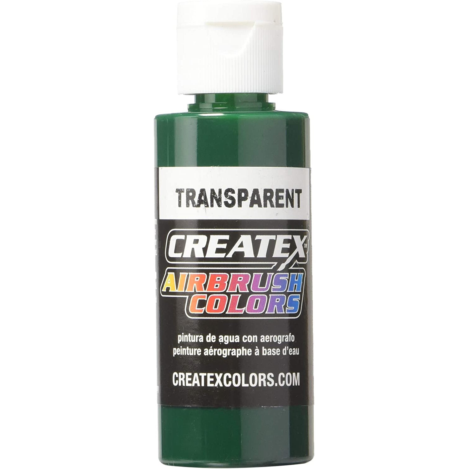 Createx Colors Bright Green Airbrush Paint, Transparent 2 oz