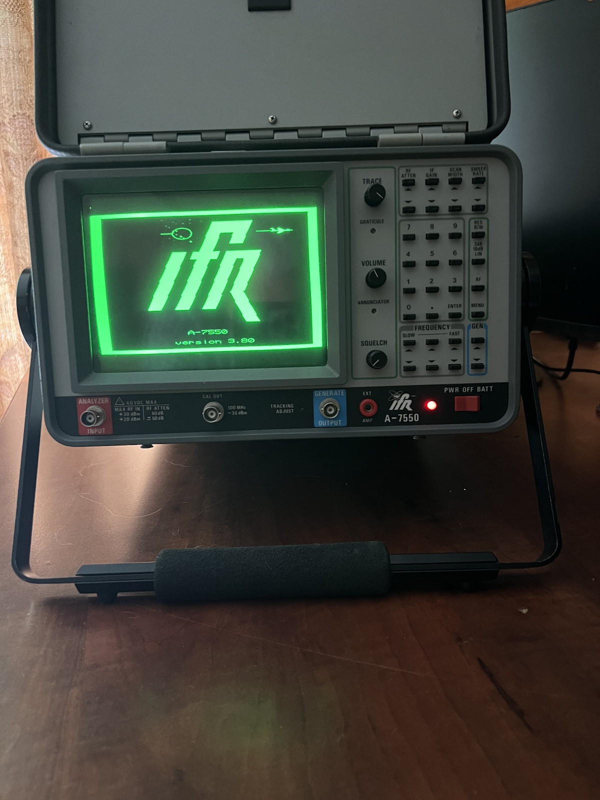 ifr-7550 spectrum analizer