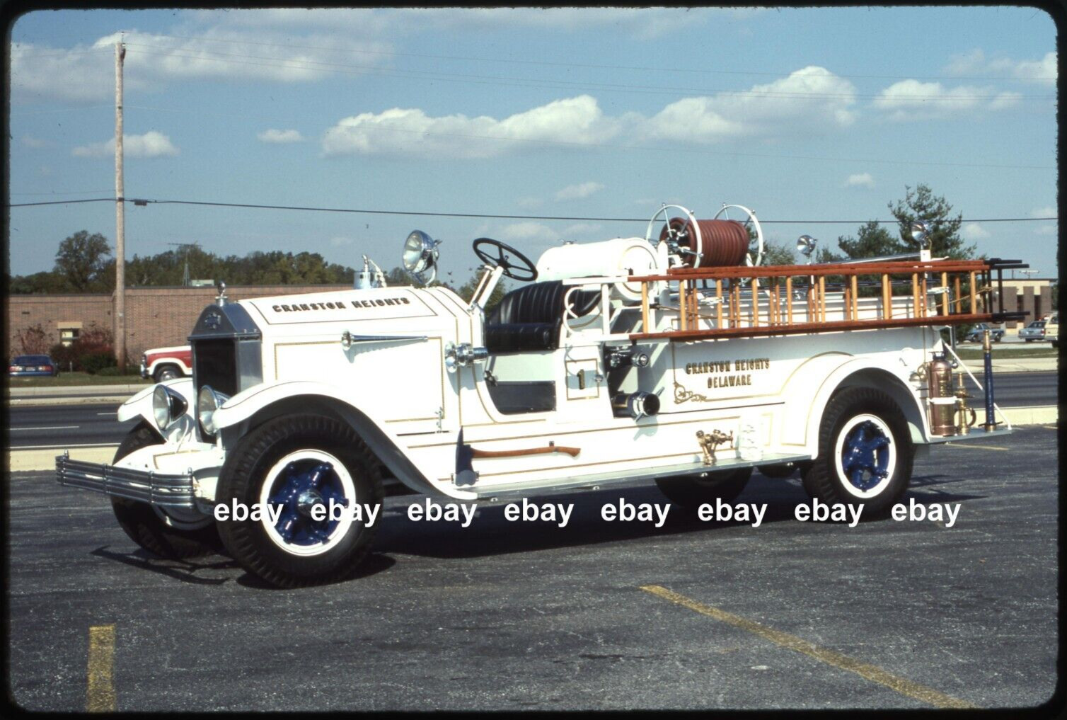 Cranston Heights DE 1931 American La France pumper Fire Apparatus Slide