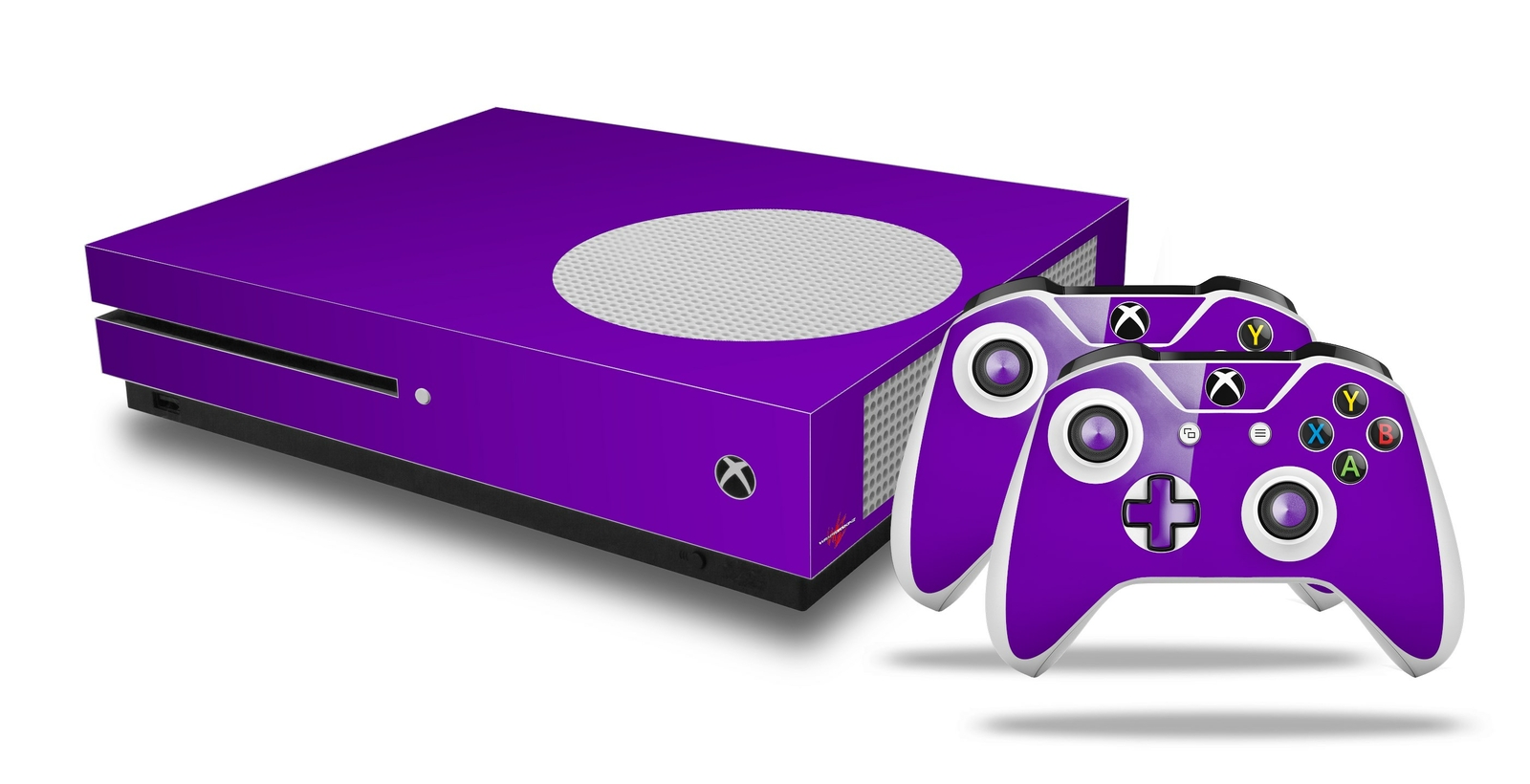 Skin XBOX One S Console Controller Solids Collection Purple