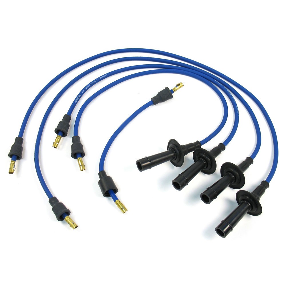 Pertronix Spark Plug Wire Set 704301; Flame-Thrower 7mm Blue for Volkswagen