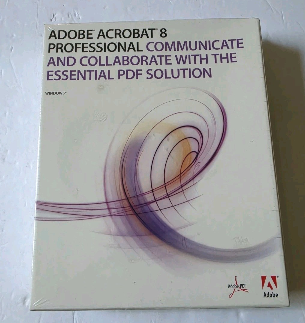 Adobe Acrobat 8 Professional for Windows - NEW SEALED