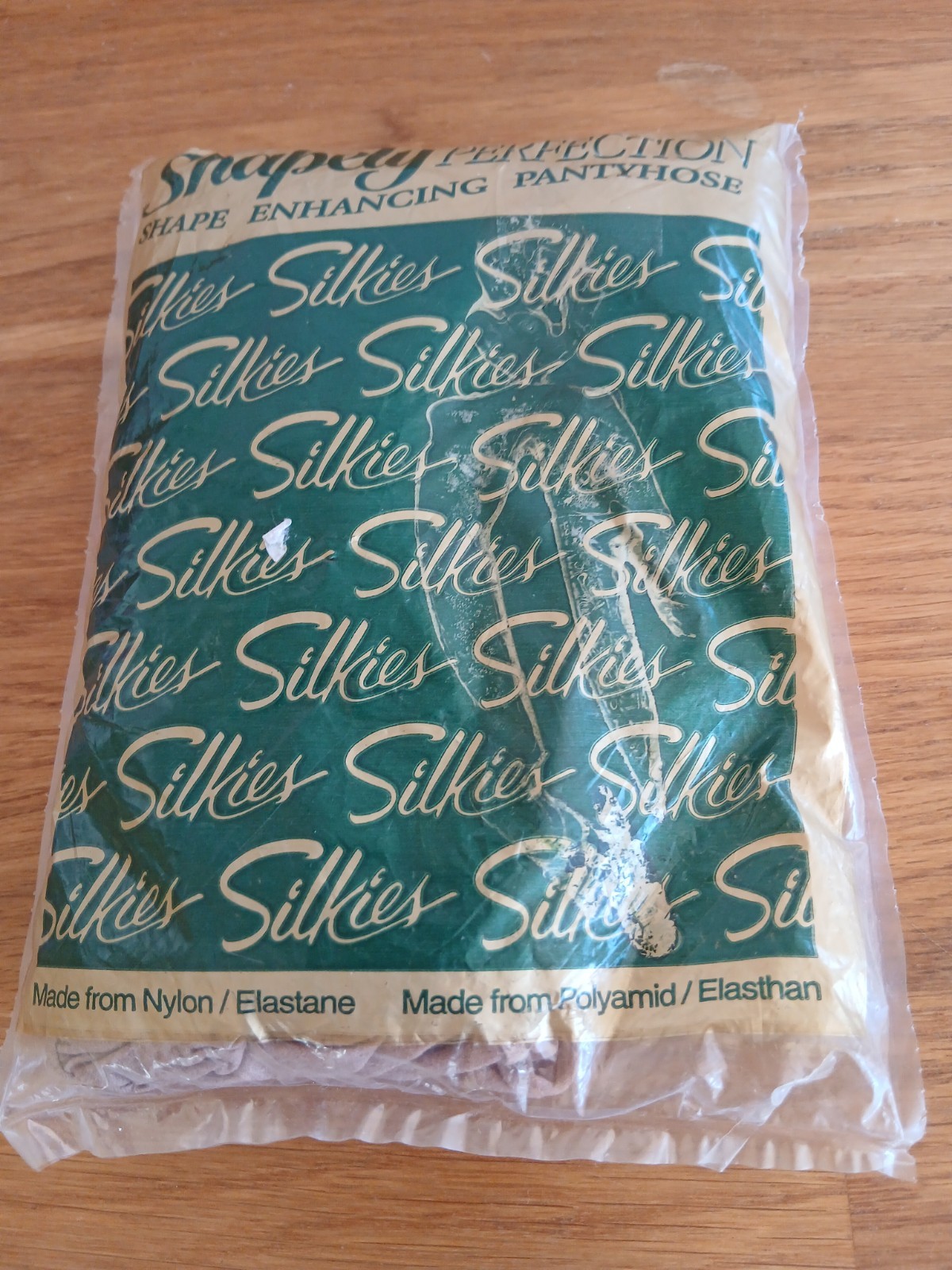 SILKIES VTG TIGHTS SHAPELY PERFECTION PANTYHOSE Large Nude Brand New Old Stock