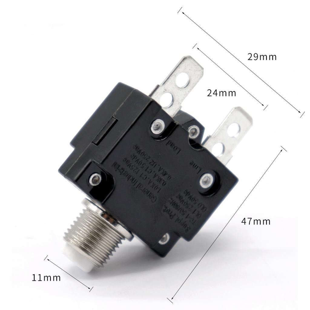 Resettable Overload Switch with Pushbutton Automatic Switch