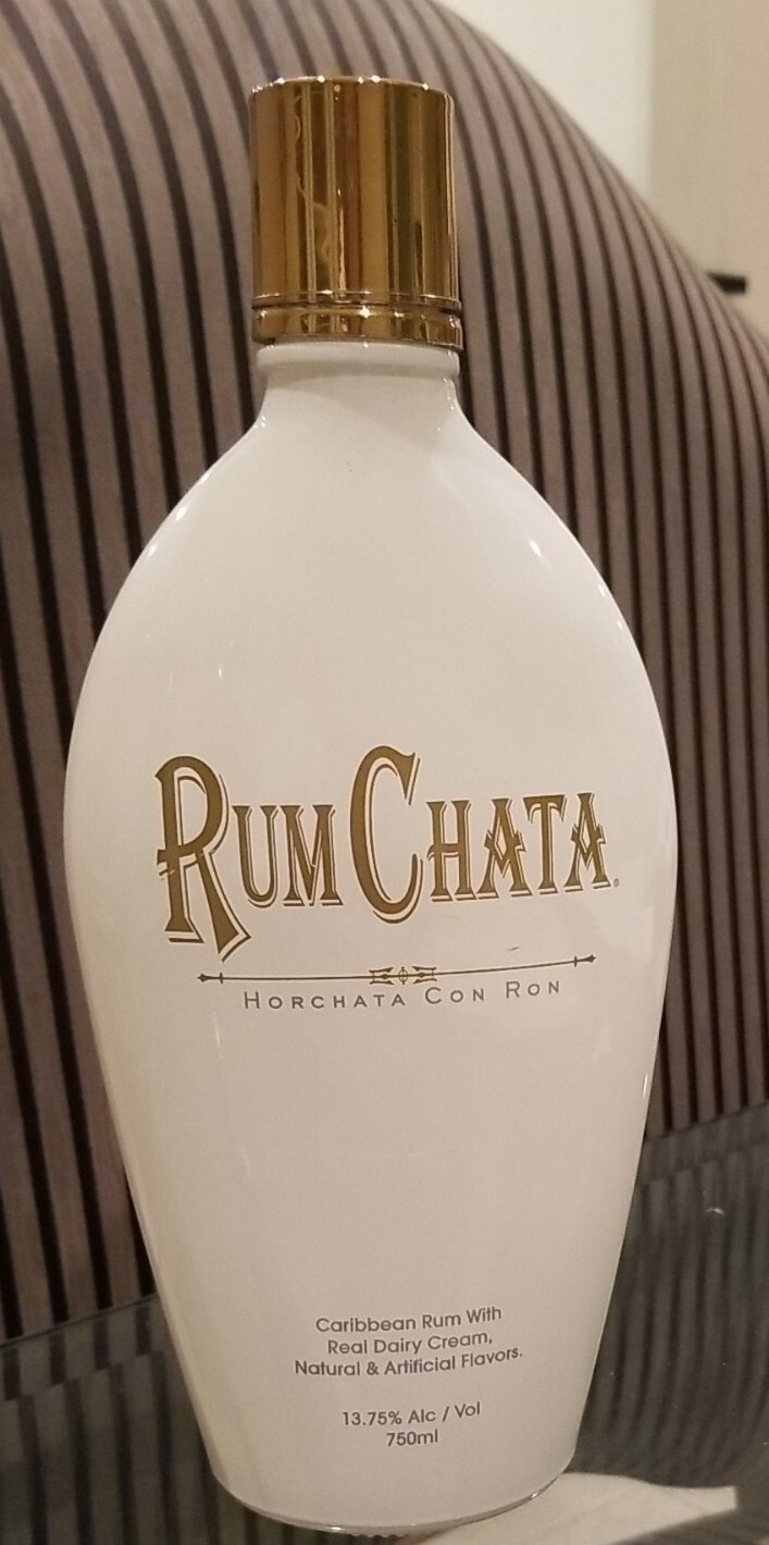 RUM CHATA Caribbean Rum with Cream Liquor Empty Bottle ~ 750 ml.