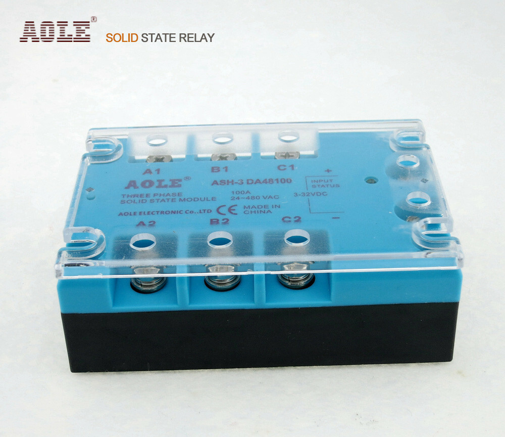 100A three-phase solid state relay TSR-100DA-H DC control AC ASH-3DA48100