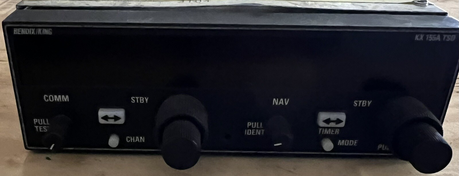 BENDIX/KING KX 155A 28 VDC P/N 069-01032-0201 NON GLIDE/SLOPE. FOR PARTS/REPAIR