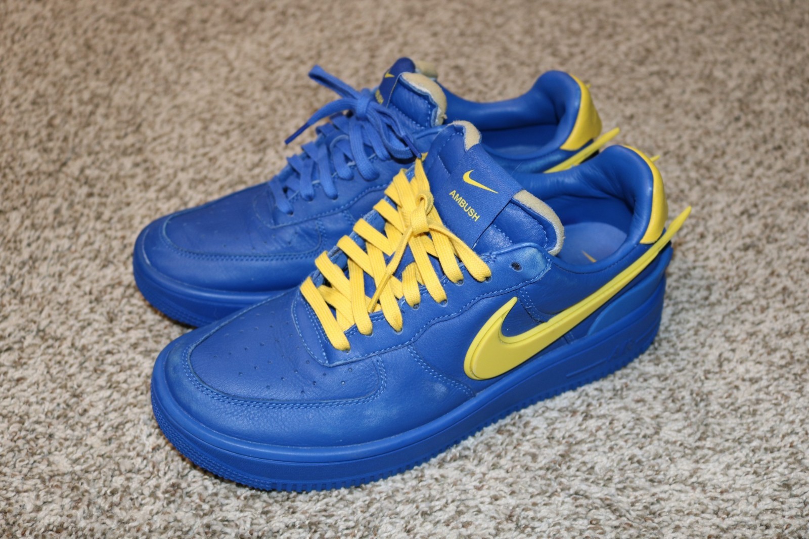 Nike Air Force 1 Low AMBUSH Game Royal Vivid Sulfur Leather DV3464-400