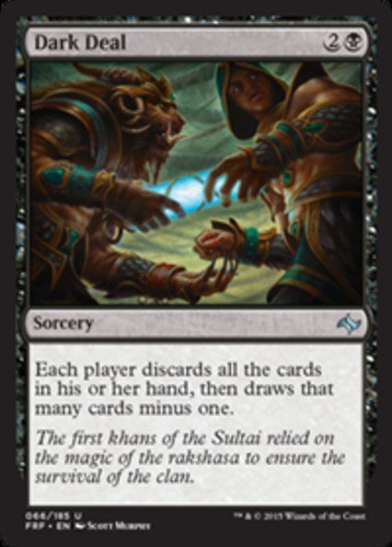 1x Dark Deal Heavy Play MTG Magic - Kid Icarus -