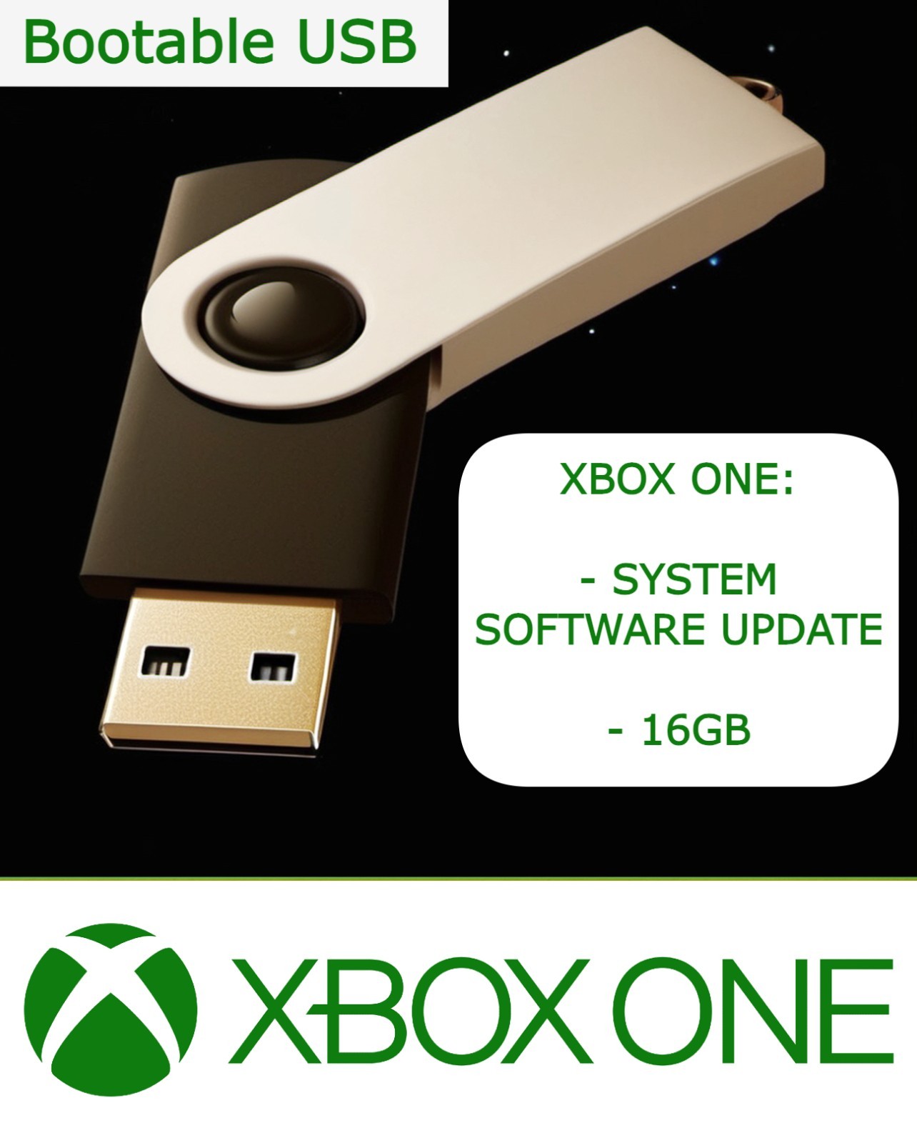 XBOX ONE S/X -- System Software Update USB Installer -- OPERATING SYSTEM - 2026