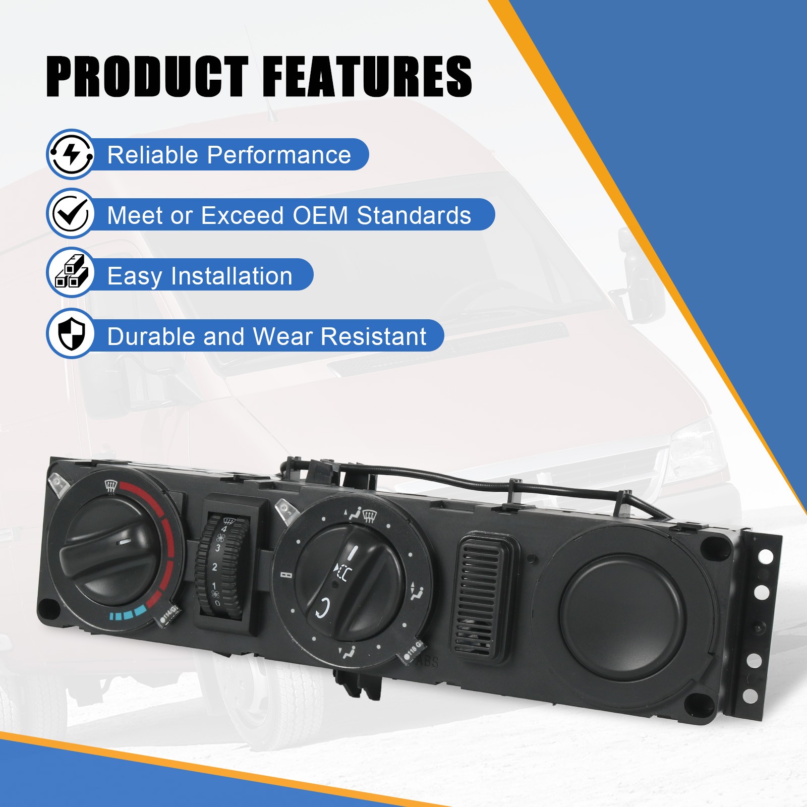 Heater Climate Switch Control For 03-06 Dodge Freightliner Sprinter 2500 3500