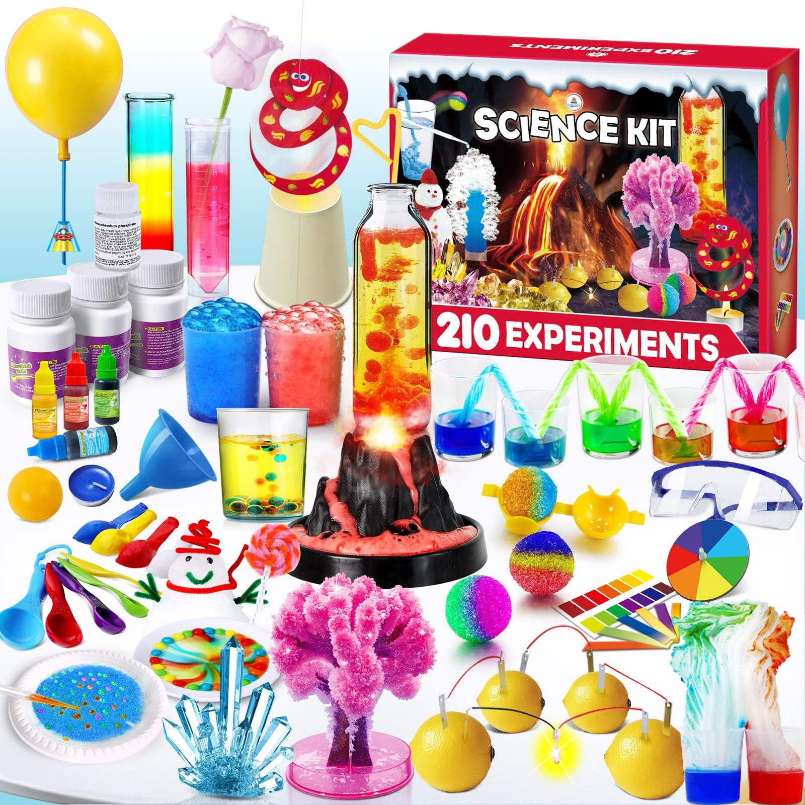 UNGLINGA 210 Experiments Science Kit for Kids, Boys Girls Birthday Toys Gifts...