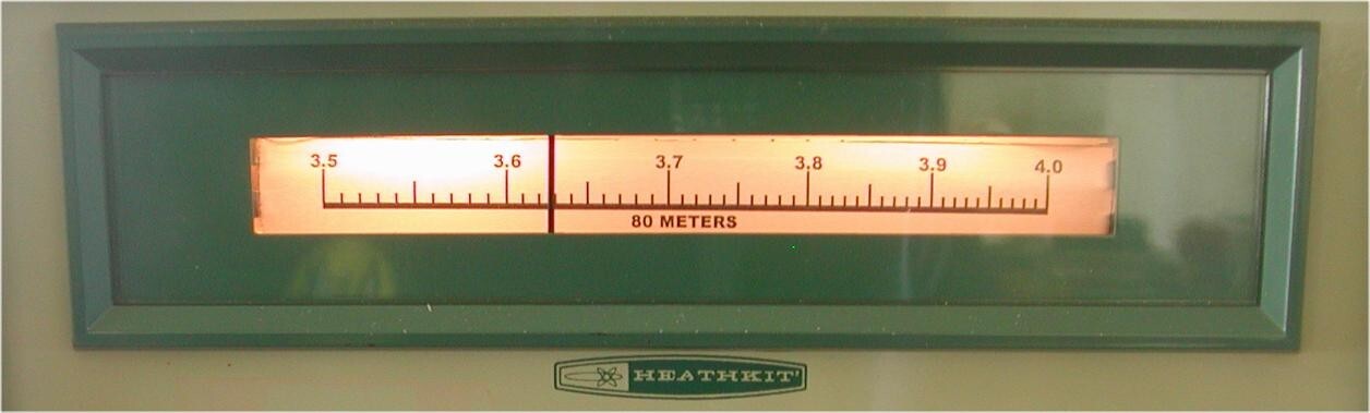 Heathkit replacement HG-10 / HG-10A Dial Scale 464-19