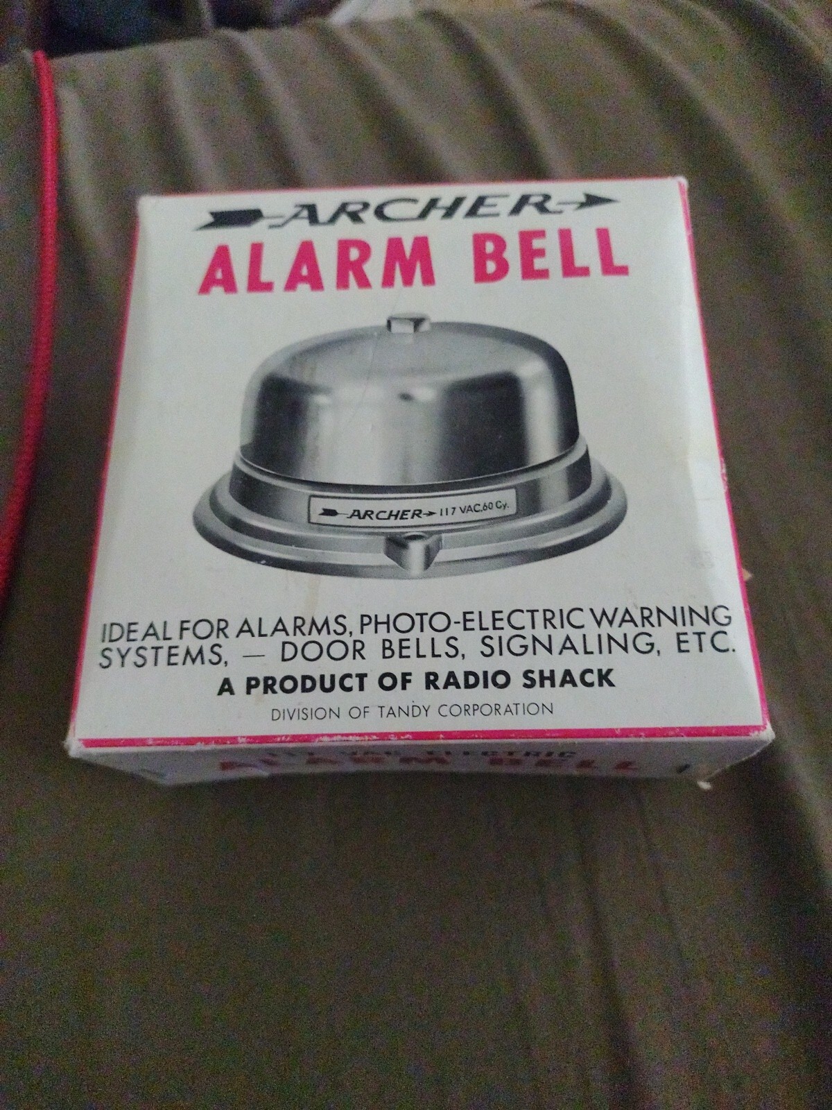 117 VAC ARCHER ELECTRIC ALARM BELL NEW Still Plastic Wrapped