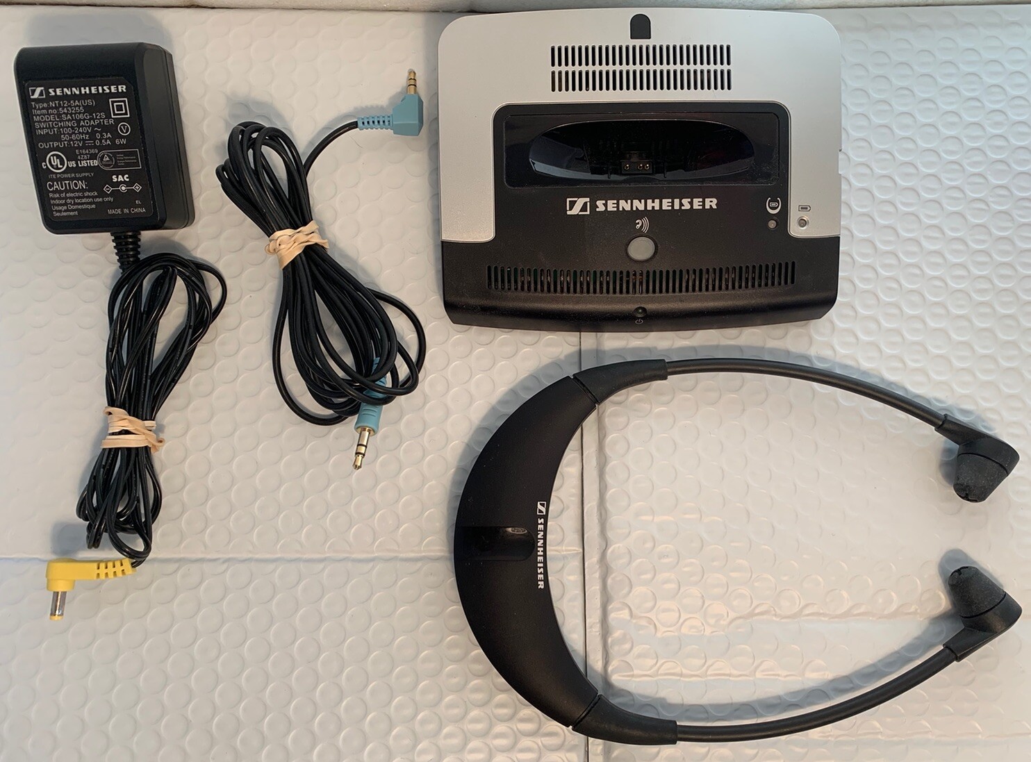 *For Parts* Sennheiser TI410 Infrared Stereo Stethoset TV Listening System
