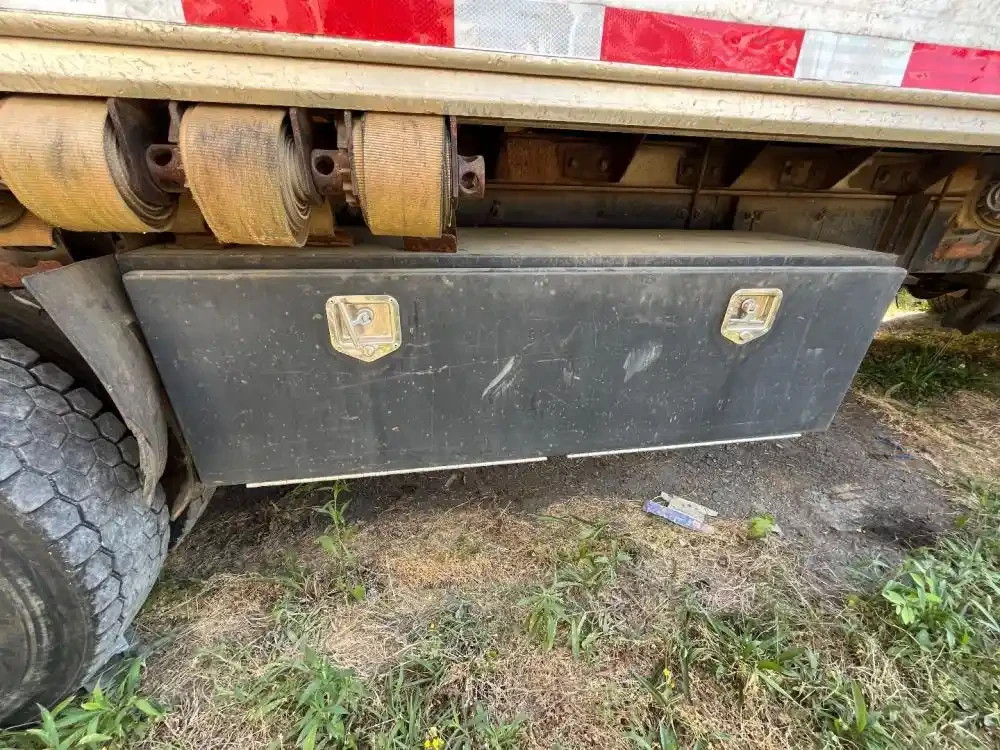Western Star 4700 Black Steel Long Frame Side Tool Box Storage Assembly OEM