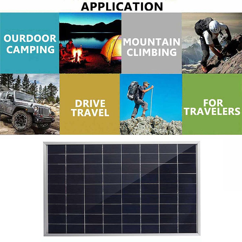 12V 30W Solar Panel Kit Polycrystalline Solar Panels for Efficient Use