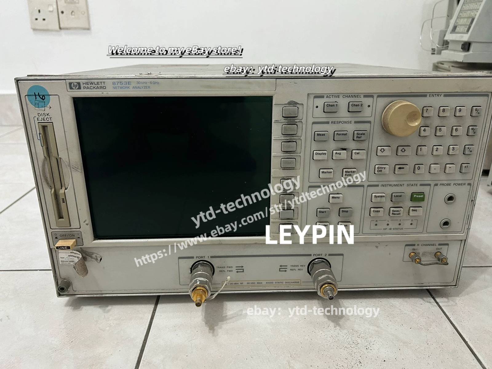 Agilent 8753E Network Analyzer 3Ghz opt:275#ytd