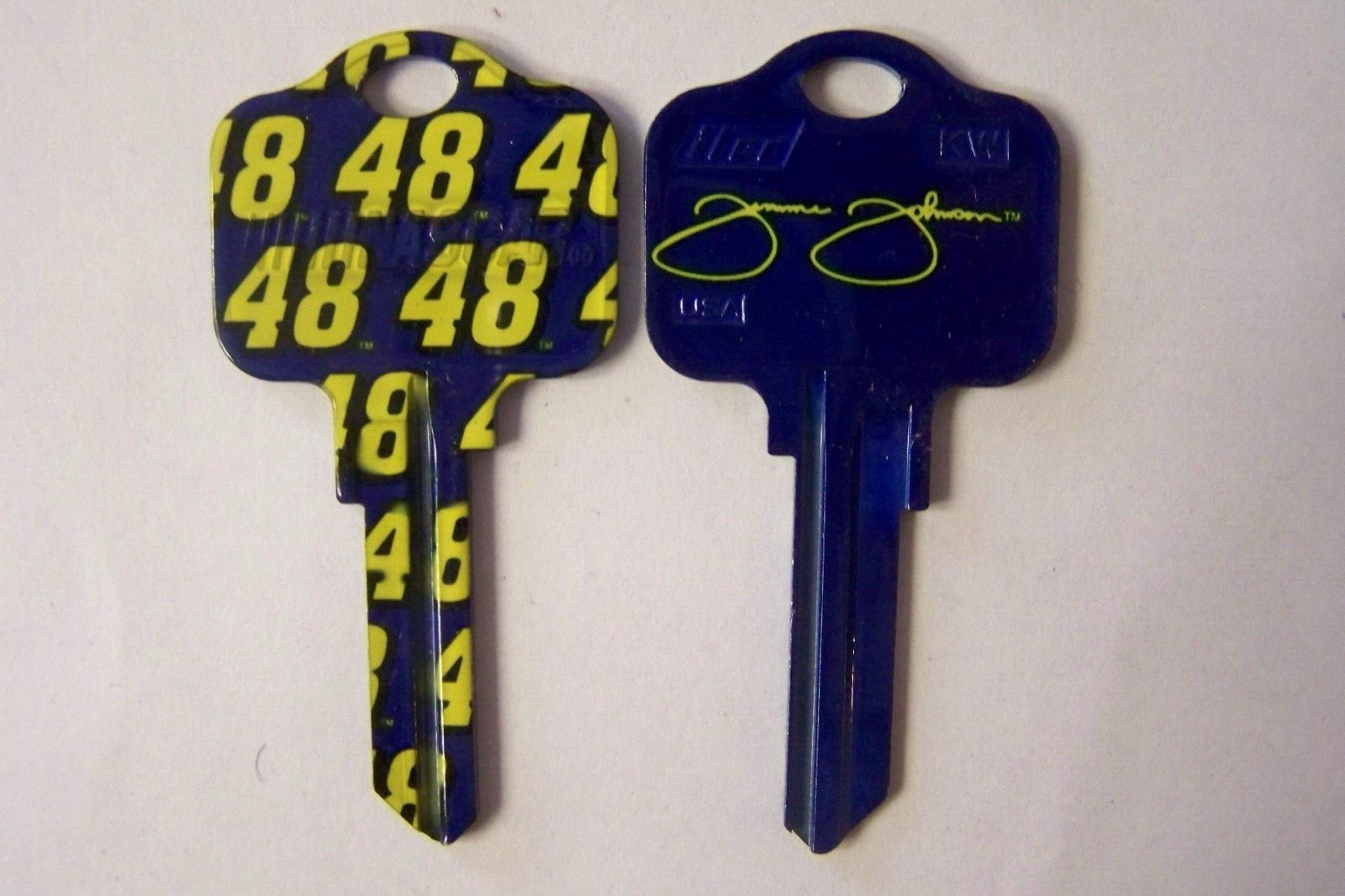 Jimmy Johnson  #48 Kwikset KW1/KW10 house key blanks qty 2