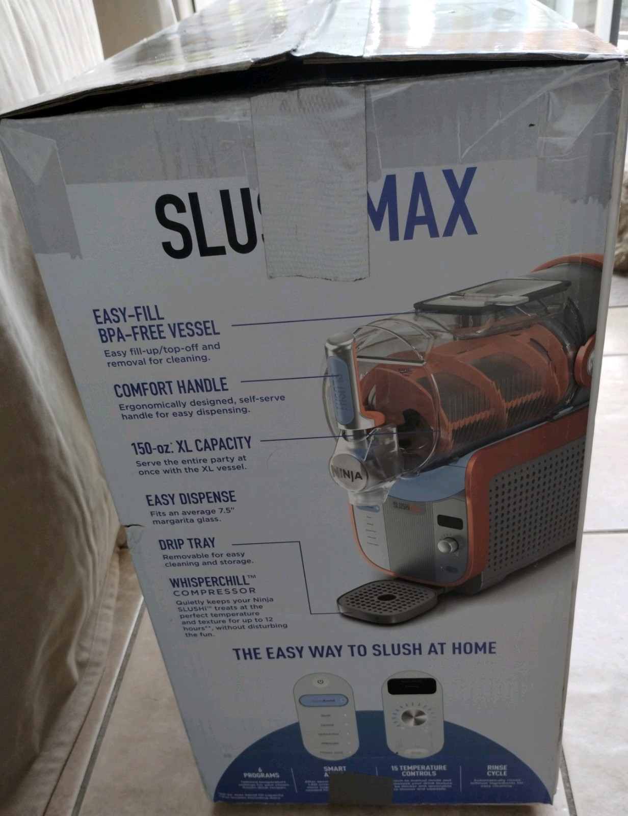 Ninja SLUSHi MAX Smart Frozen Drink Maker, 150 oz Capacity, 5 Programs