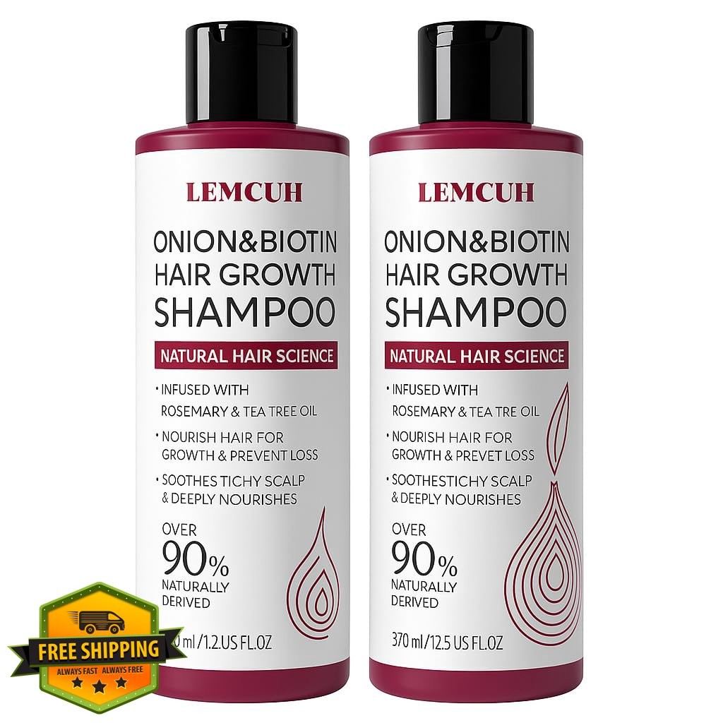 Lemcuh Rosemary Onion Biotin Shampoo 2 Pack