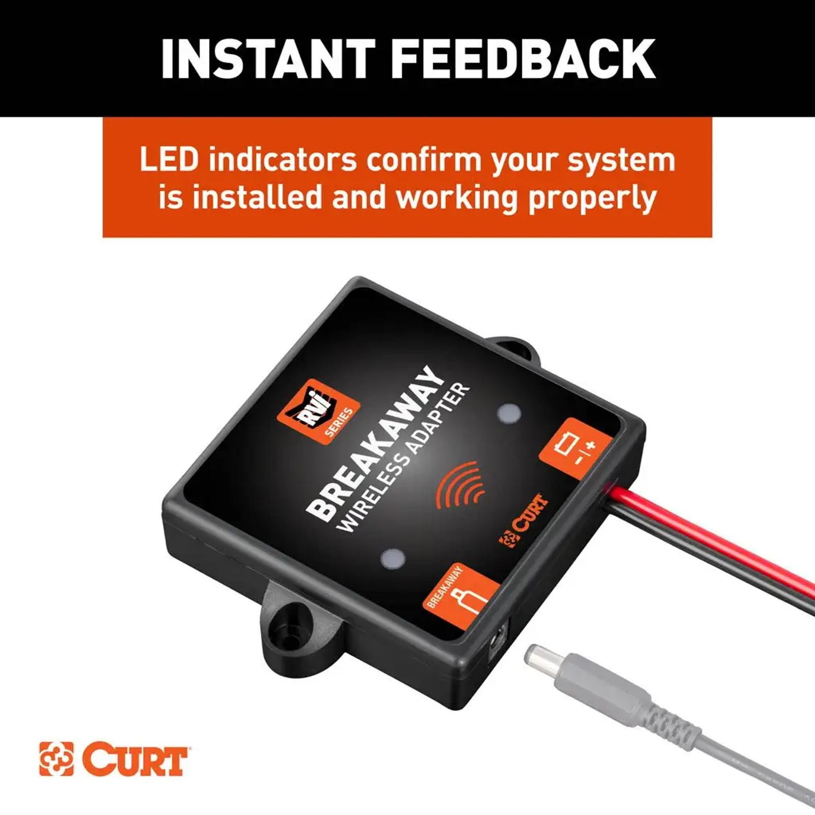 Curt Breakaway Wireless Adapter for RVIBrake Systems 52205
