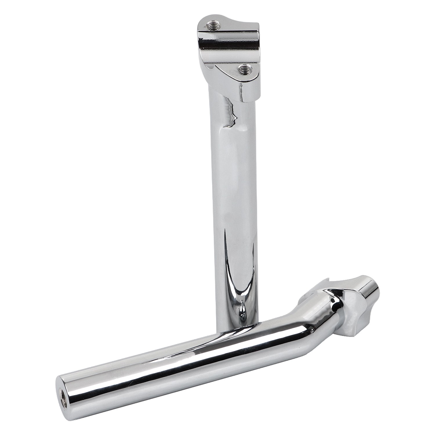 Chrome CNC 8 1/2" Pullback Handlebar Risers For Harley Dyna Fat Street Bob FXDB